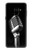 S1672 Retro Microphone Jazz Music Etui Coque Housse pour Samsung Galaxy A8 (2018)