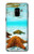 S1679 Starfish Sea Beach Etui Coque Housse pour Samsung Galaxy A8 (2018)
