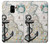 S1962 Nautical Chart Etui Coque Housse pour Samsung Galaxy A8 (2018)