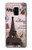 S2211 Paris Postcard Eiffel Tower Etui Coque Housse pour Samsung Galaxy A8 (2018)