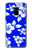S2244 Hawaiian Hibiscus Blue Pattern Etui Coque Housse pour Samsung Galaxy A8 (2018)