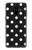 S2299 Black Polka Dots Etui Coque Housse pour Samsung Galaxy A8 (2018)