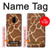 S2326 girafe Peau Etui Coque Housse pour Samsung Galaxy A8 (2018)