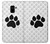 S2355 Paw Foot Print Etui Coque Housse pour Samsung Galaxy A8 (2018)