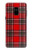 S2374 Tartan Red Pattern Etui Coque Housse pour Samsung Galaxy A8 (2018)