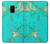 S2377 Turquoise Gemstone Texture Graphic Printed Etui Coque Housse pour Samsung Galaxy A8 (2018)