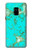 S2377 Turquoise Gemstone Texture Graphic Printed Etui Coque Housse pour Samsung Galaxy A8 (2018)