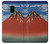 S2390 Katsushika Hokusai Red Fuji Etui Coque Housse pour Samsung Galaxy A8 (2018)