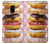 S2431 Fancy Sweet Donuts Etui Coque Housse pour Samsung Galaxy A8 (2018)