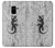 S2446 Gecko Wood Graphic Printed Etui Coque Housse pour Samsung Galaxy A8 (2018)