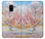 S2450 Van Gogh Peach Tree Blossom Etui Coque Housse pour Samsung Galaxy A8 (2018)