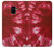 S2480 Tie Dye Red Etui Coque Housse pour Samsung Galaxy A8 (2018)