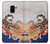 S2496 Japan Art Utagawa Kuniyoshi Tamatori Etui Coque Housse pour Samsung Galaxy A8 (2018)