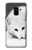S2569 White Arctic Fox Etui Coque Housse pour Samsung Galaxy A8 (2018)