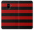 S2638 Black and Red Striped Etui Coque Housse pour Samsung Galaxy A8 (2018)