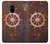 S2766 Ship Wheel Rusty Texture Etui Coque Housse pour Samsung Galaxy A8 (2018)