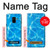 S2788 Bleu Piscine d'eau Etui Coque Housse pour Samsung Galaxy A8 (2018)