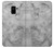 S2845 Gray Marble Texture Etui Coque Housse pour Samsung Galaxy A8 (2018)
