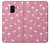 S2858 Pink Flamingo Pattern Etui Coque Housse pour Samsung Galaxy A8 (2018)