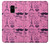S2885 Paris Pink Etui Coque Housse pour Samsung Galaxy A8 (2018)