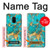 S2906 Aqua Turquoise Pierre Etui Coque Housse pour Samsung Galaxy A8 (2018)