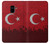 S2991 Turkey Football Soccer Euro 2016 Etui Coque Housse pour Samsung Galaxy A8 (2018)