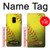 S3031 Softball balle jaune Etui Coque Housse pour Samsung Galaxy A8 (2018)