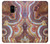 S3034 Colored Marble Texture Printed Etui Coque Housse pour Samsung Galaxy A8 (2018)