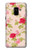 S3037 Pretty Rose Cottage Flora Etui Coque Housse pour Samsung Galaxy A8 (2018)