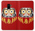 S3045 Japan Good Luck Daruma Doll Etui Coque Housse pour Samsung Galaxy A8 (2018)