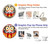 S3045 Japon Bonne chance Daruma Poupée Etui Coque Housse pour Samsung Galaxy A8 (2018)