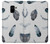 S3085 Feather Paint Pattern Etui Coque Housse pour Samsung Galaxy A8 (2018)