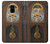 S3173 Grandfather Clock Antique Wall Clock Etui Coque Housse pour Samsung Galaxy A8 (2018)