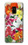 S3205 Retro Art Flowers Etui Coque Housse pour Samsung Galaxy A8 (2018)