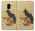 S3229 Vintage Cat Poster Etui Coque Housse pour Samsung Galaxy A8 (2018)
