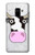 S3257 Cow Cartoon Etui Coque Housse pour Samsung Galaxy A8 (2018)