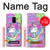 S3264 Pastel Licorne Etui Coque Housse pour Samsung Galaxy A8 (2018)