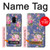 S3265 Motif Fleur millésimé Etui Coque Housse pour Samsung Galaxy A8 (2018)