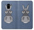 S3271 Donkey Cartoon Etui Coque Housse pour Samsung Galaxy A8 (2018)