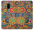 S3272 Colorful Pattern Etui Coque Housse pour Samsung Galaxy A8 (2018)