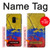 S3306 Colombie Drapeau de football graphique Millésime Etui Coque Housse pour Samsung Galaxy A8 (2018)