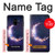S3324 Croissant de lune Galaxie Etui Coque Housse pour Samsung Galaxy A8 (2018)