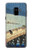 S3347 Utagawa Hiroshige Sudden shower Etui Coque Housse pour Samsung Galaxy A8 (2018)