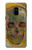 S3359 Vincent Van Gogh Skull Etui Coque Housse pour Samsung Galaxy A8 (2018)