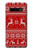 S2835 Christmas Reindeer Knitted Pattern Etui Coque Housse pour Samsung Galaxy S10 Plus