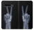 S3101 X-ray Peace Sign Fingers Etui Coque Housse pour Samsung Galaxy S10 Plus