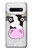 S3257 Cow Cartoon Etui Coque Housse pour Samsung Galaxy S10 Plus