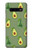 S3285 Avocado Fruit Pattern Etui Coque Housse pour Samsung Galaxy S10 Plus