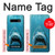 S0830 Requin blanc Etui Coque Housse pour Samsung Galaxy S10