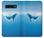S0843 Blue Whale Etui Coque Housse pour Samsung Galaxy S10